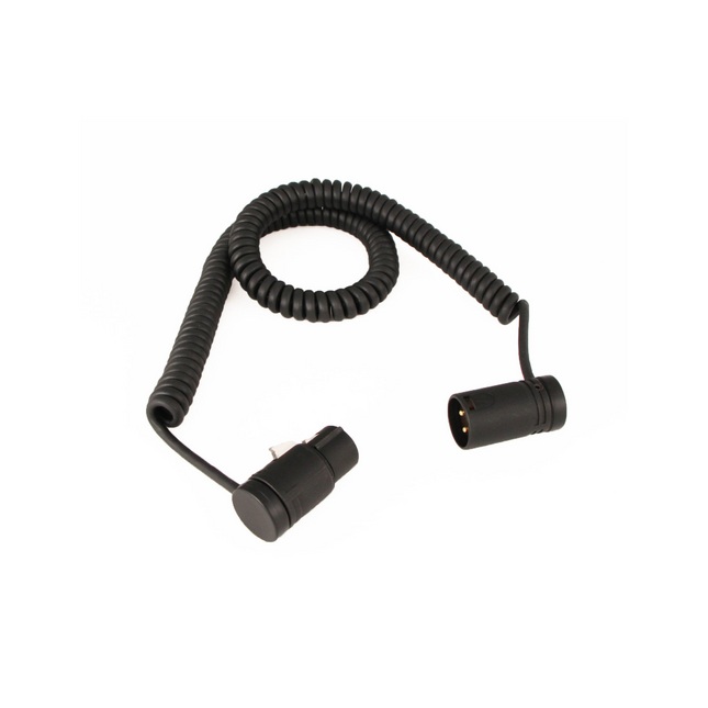 Cable Techniques 18” XLR-3 Premium Coiled “Boom to Mixer” Cable