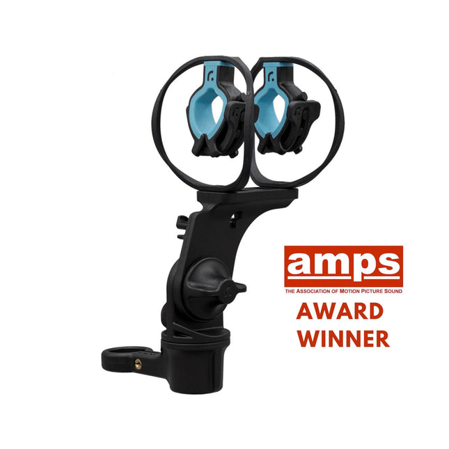Amps Award Winning RAD-1 Shockmount - Microphone Suspension -  for Sound recordists, Boom operators. Used with Sennheiser MKH50, Schoeps Mini CMIT, Sennheiser 8060, Sennheiser 8050, DPA 4018, Sanken CSM1