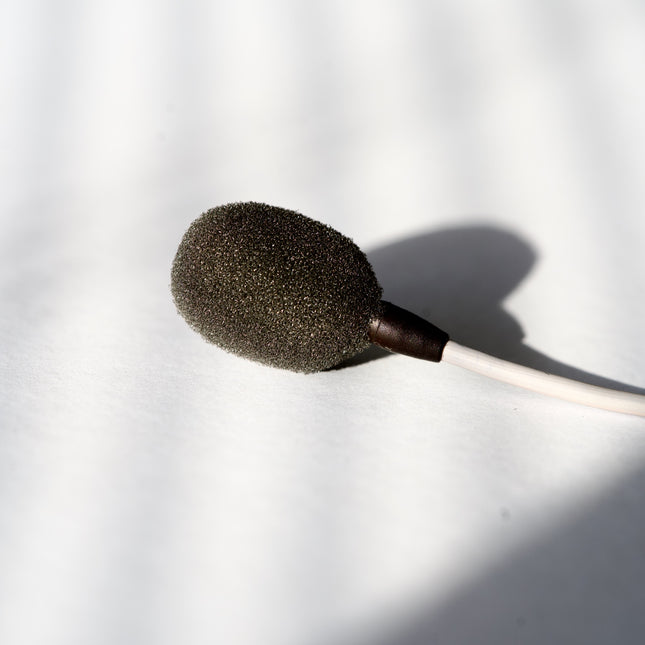 Lavalier Mic Foams - Black, Pack of 5