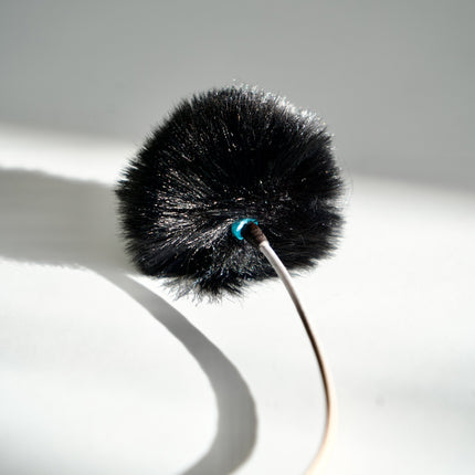 Large Hole Urchin Lav Windshield, Black (Pair)