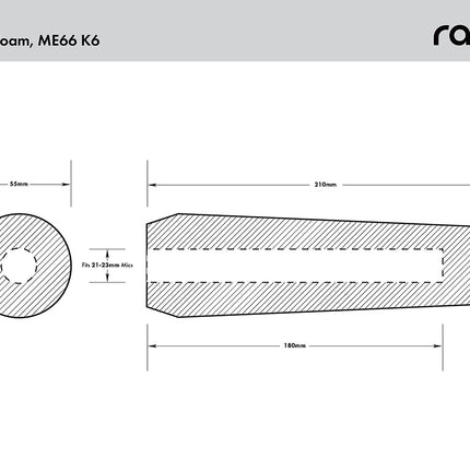 ME 66 Shotgun Mic Foam