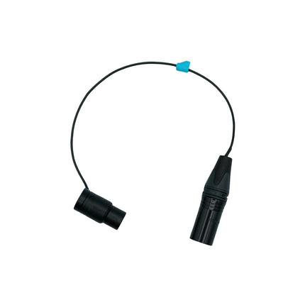 Mini-ALTO Thin 3-pin XLR Short Jumper Cable, 2.1mm X 260mm