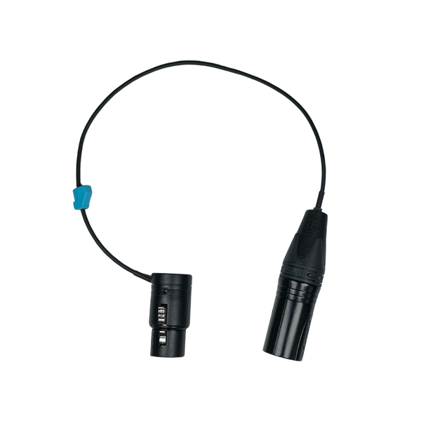 ミニフォン Mini-ALTO Thin 3-pin XLR Cable, Short, 260mm – Radius Windshields