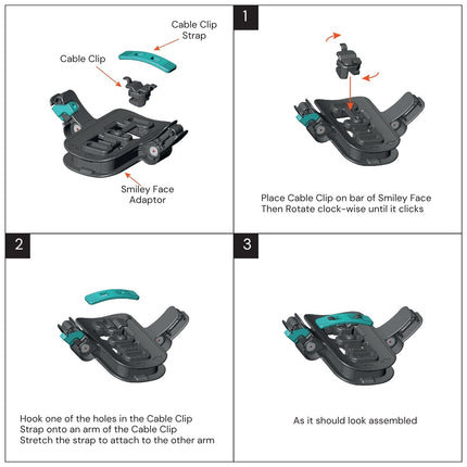 Replacement Mini-ALTO Cable Clip w/Strap (5 pack)