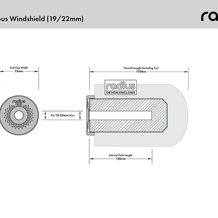 B STOCK - 12cm Nimbus Windshield (19/22)