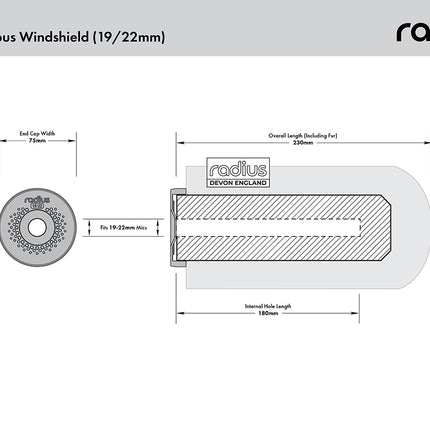 18cm Nimbus Windshield (19/22)