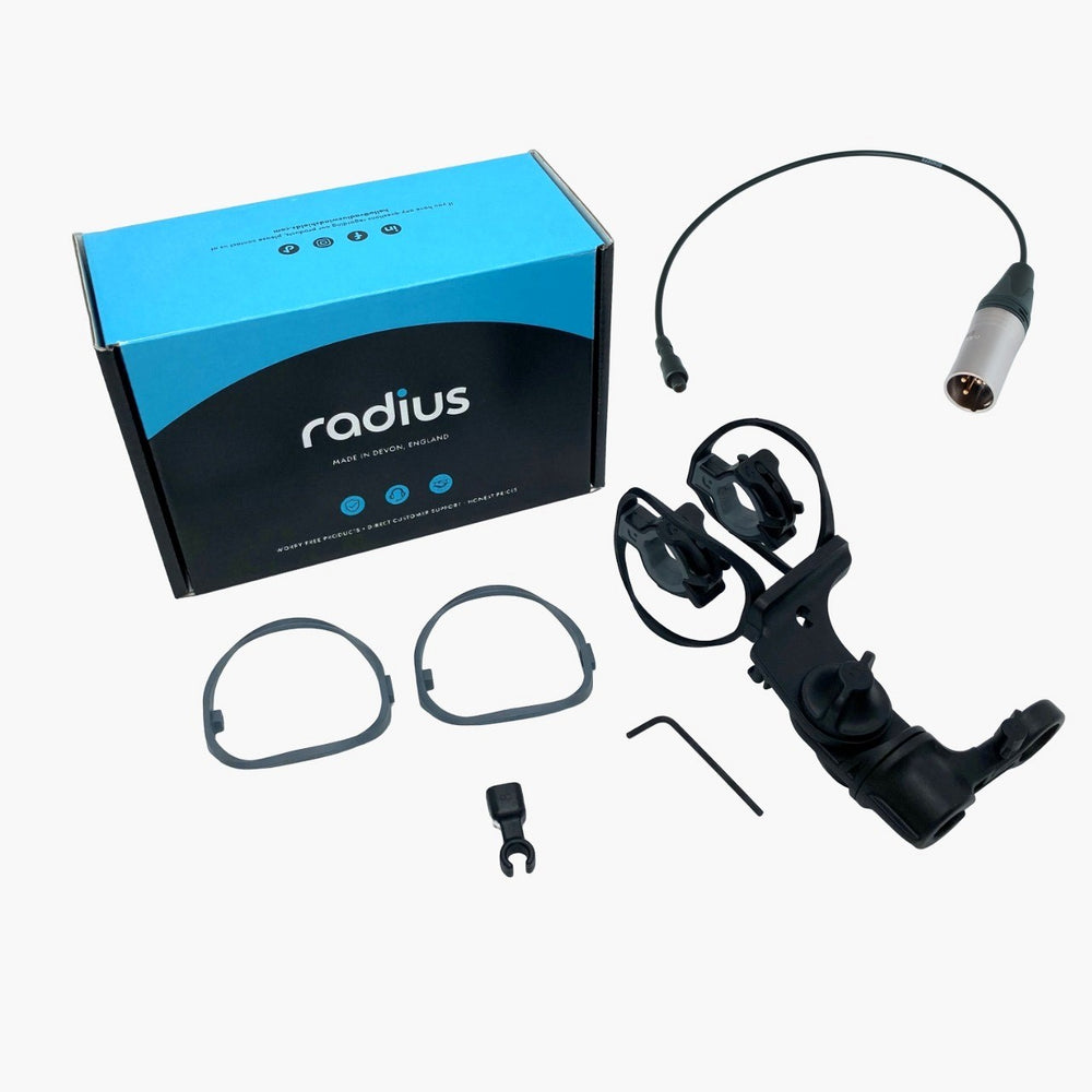 RAD-1 Shock Mount, CCM/CMC Edition w/ Lemo-XLR Cable