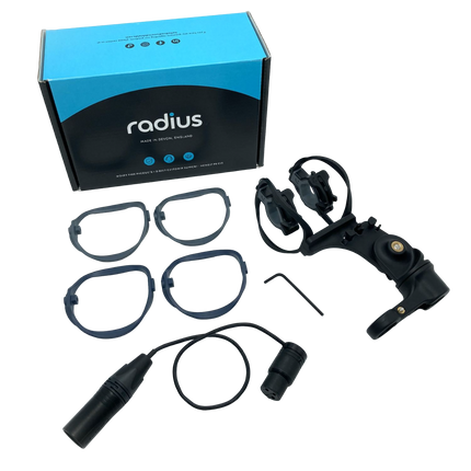 RAD-2 Shock Mount, Dark Edition w/ 3-Pin XLR Cable