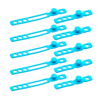 RAD Cable Straps, Light Blue (10-Pack)