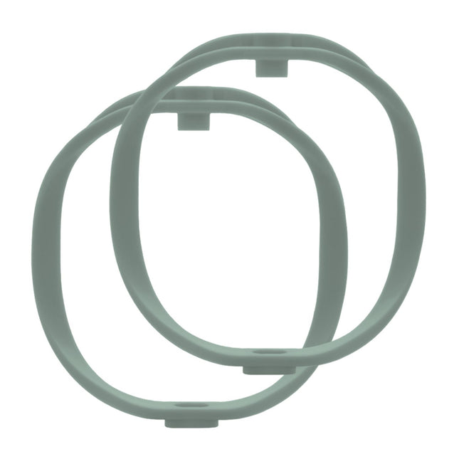 Pair of RAD-2 Hoops, Extra Soft 55-Shore (Dark Green - Hoops Only)