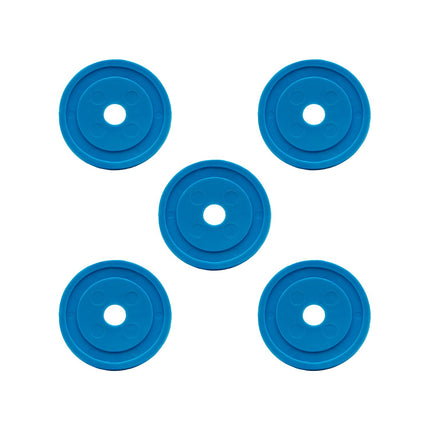 Replacement RAD Mount Anti-Friction Washer, Light Blue (5 pack)