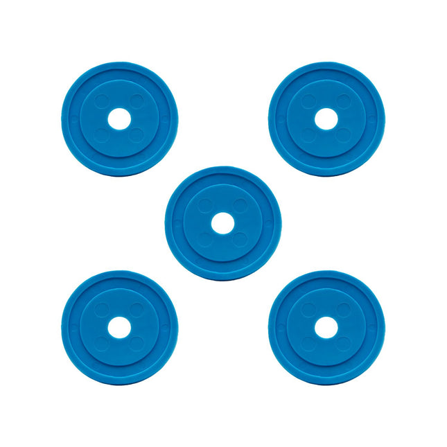 Replacement RAD Mount Anti-Friction Washer, Light Blue (5 pack)