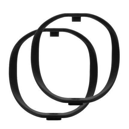Pair of RAD-1 Hoops, Standard Firmness (Black)