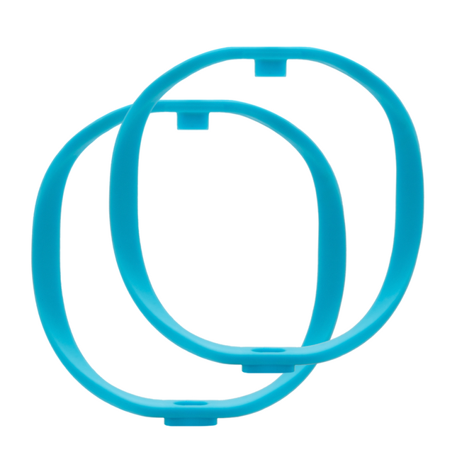 Pair of RAD-1 Hoops, Soft Firmness (Light Blue)