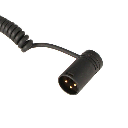 Cable Techniques 18” XLR-3 Premium Coiled “Boom to Mixer” Cable
