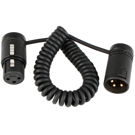 Cable Techniques 6” XLR-3 Low-Profile Coiled Jumper cable